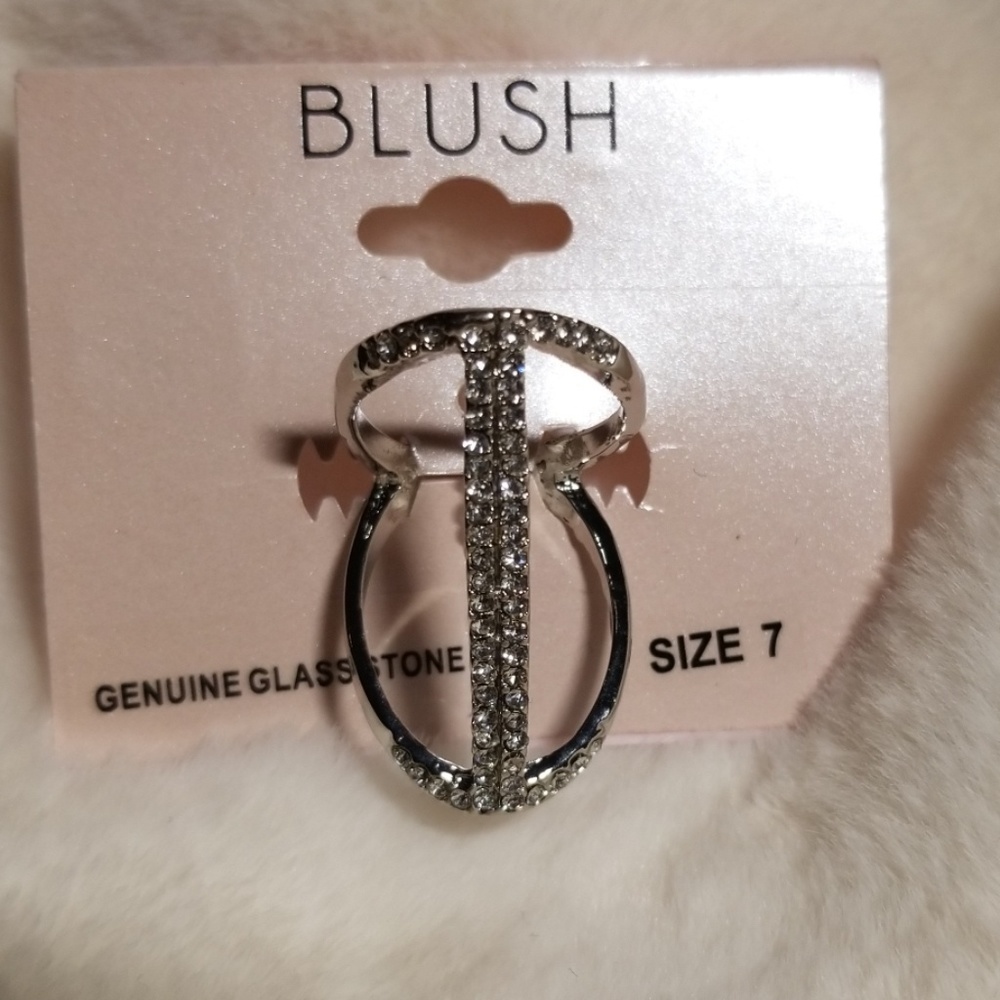 BLUSH Silver Ring